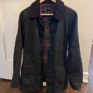 Barbour Beadnell Wax Jacket in Olive